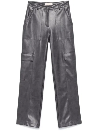 Kaos Straight-leg Trousers In Grey