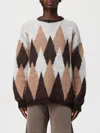 Kaos Sweater  Woman Color Brown In Multi
