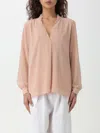 Kaos Stand Collar Shirt In Nude