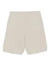 Kaos Tailored Shorts In Neutrals