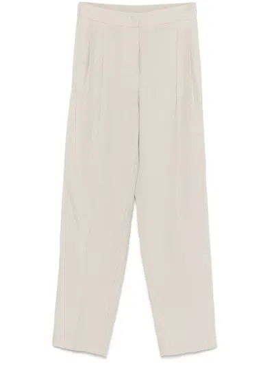 Kaos Tapered-leg Trousers In Neutrals