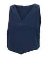 Kaos V-neck Crop Top
