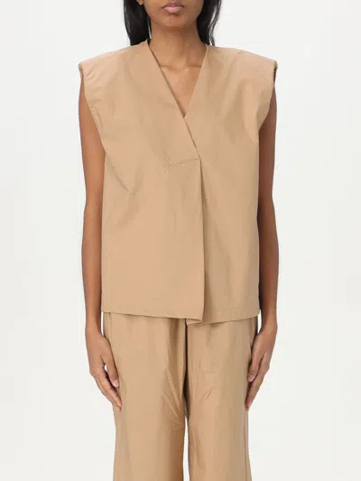 KAOS TOP KAOS WOMAN COLOR CAMEL,G75372042