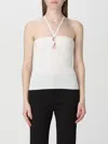 Kaos Sweater  Woman Color Yellow Cream In Yellow Cream