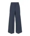 Kaos Pleated Trousers In Blue