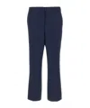 Kaos Tailored Straight-leg Trousers In Blue