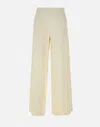 Kaos Textured Trousers In White