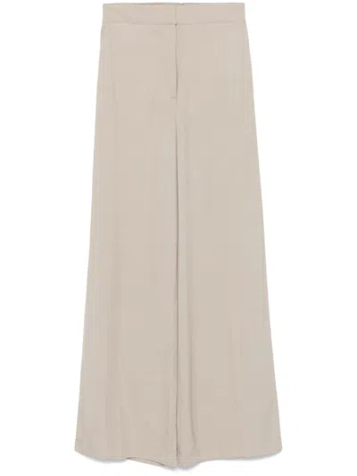 Kaos A-line Midi Skirt In Nude