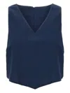 Kaos V-neck Crop Top