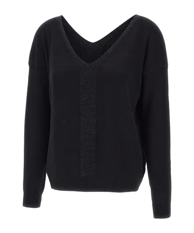 Kaos V-neck Sweater In Black