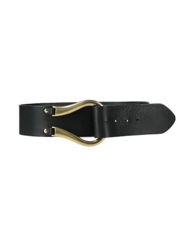 Kaos Woman Belt Black Size 38 Leather