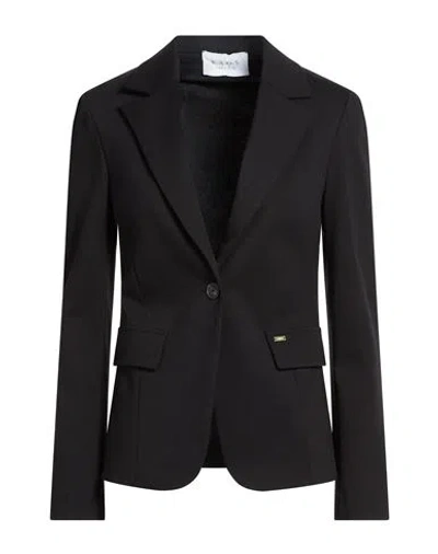Kaos Woman Blazer Black Size 10 Cotton, Polyamide, Elastane