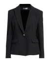 Kaos Woman Blazer Black Size 10 Polyester, Elastane