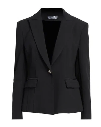 Kaos Woman Blazer Black Size 10 Polyester, Elastane