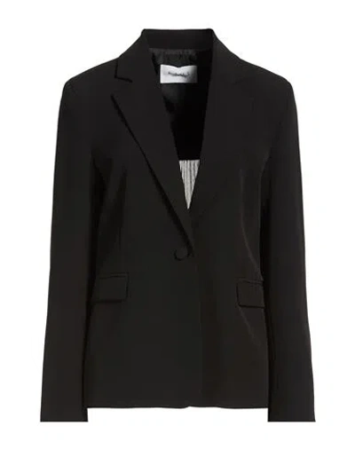 Kaos Woman Blazer Black Size 10 Polyester, Elastane