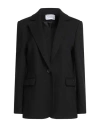 Kaos Woman Blazer Black Size 10 Viscose, Polyamide, Elastane