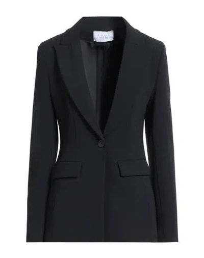 Kaos Woman Blazer Black Size 12 Polyester, Elastane