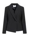 Kaos Woman Blazer Black Size 12 Polyester, Elastane In Black