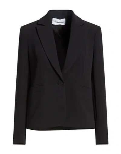 Kaos Woman Blazer Black Size 6 Polyester, Elastane