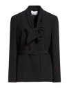 Kaos Woman Blazer Black Size 6 Polyester, Elastane In Black