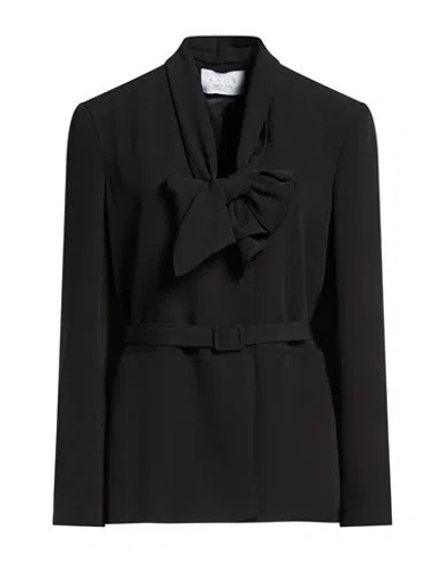 Kaos Woman Blazer Black Size 6 Polyester, Elastane