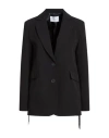 Kaos Woman Blazer Black Size 8 Polyester, Elastane