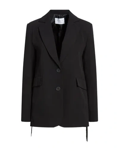Kaos Woman Blazer Black Size 8 Polyester, Elastane