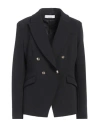 Kaos Woman Blazer Black Size 8 Polyester, Elastane