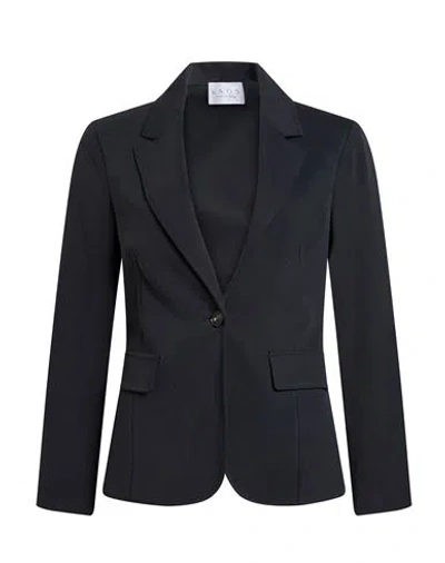 Kaos Woman Blazer Blue Size 6 Modal, Polyester, Viscose