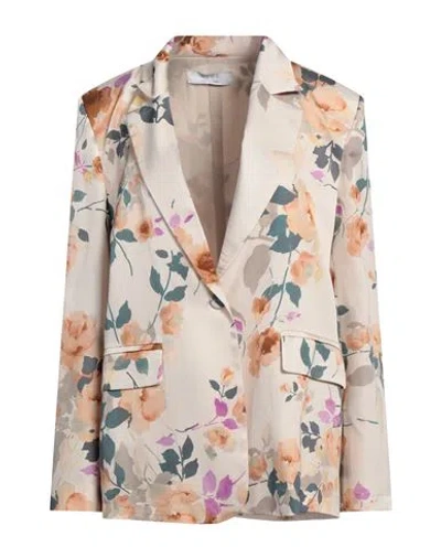 Kaos Woman Blazer Blush Size 10 Viscose In Pink