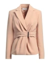 Kaos Woman Blazer Blush Size 12 Polyester, Elastane In Pink