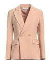 Kaos Woman Blazer Blush Size 8 Polyester, Elastane In Pink