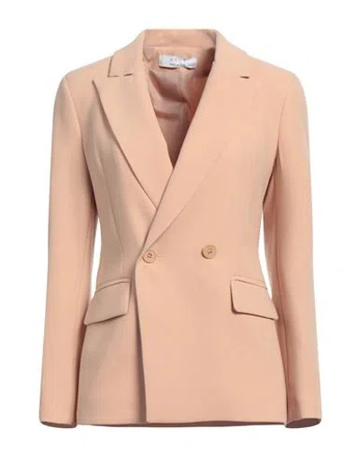 Kaos Woman Blazer Blush Size 8 Polyester, Elastane In Pink