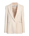 Kaos Woman Blazer Cream Size 6 Viscose, Polyamide, Elastane In White