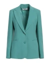Kaos Woman Blazer Emerald Green Size 6 Polyester, Elastane In Green