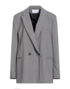 Kaos Woman Blazer Grey Size 10 Polyester, Viscose, Elastane