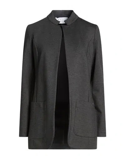 Kaos Woman Blazer Grey Size 8 Viscose, Polyamide, Elastane In Gray