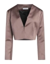 Kaos Woman Blazer Khaki Size 8 Polyester, Elastane In Pink