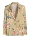 Kaos Woman Blazer Light Green Size 8 Viscose In Green
