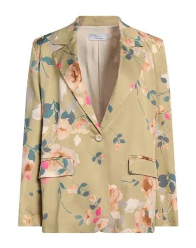 Kaos Woman Blazer Light Green Size 8 Viscose