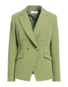 Kaos Woman Blazer Lime Green Size 6 Polyester, Elastane