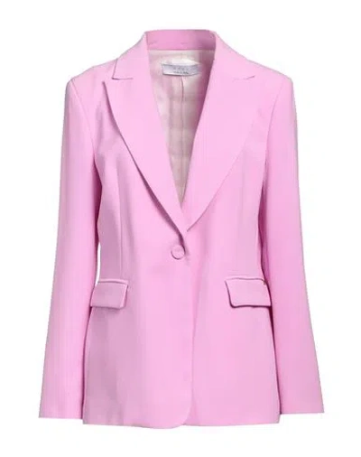 Kaos Woman Blazer Magenta Size 10 Polyester, Elastane
