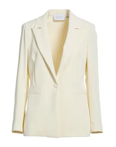 Kaos Woman Blazer Off White Size 6 Polyester, Elastane