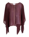 Kaos Woman Cape Chocolate Brown Size 6 Polyester