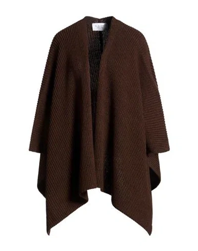 Kaos Woman Cardigan Chocolate Brown Size Onesize Acrylic, Wool, Viscose, Alpaca Wool