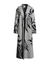 Kaos Woman Cardigan Grey Size M Wool, Acrylic In Gray