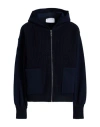 Kaos Woman Cardigan Midnight Blue Size S Wool, Polyamide, Polyester In Blue