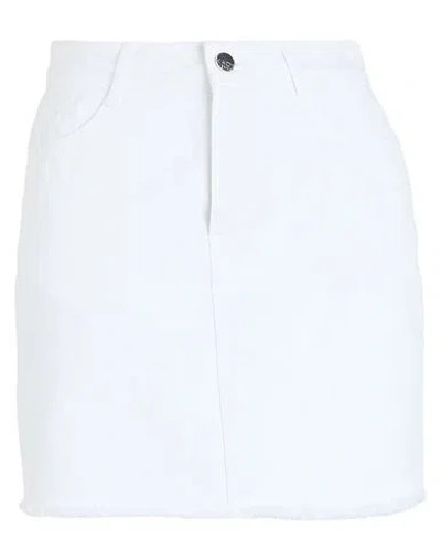 Kaos Woman Denim Skirt White Size 29 Cotton