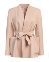 Kaos Woman Jacket Beige Size 8 Viscose, Linen In Beige