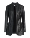 Kaos Woman Jacket Black Size 10 Polyurethane, Polyester In Black
